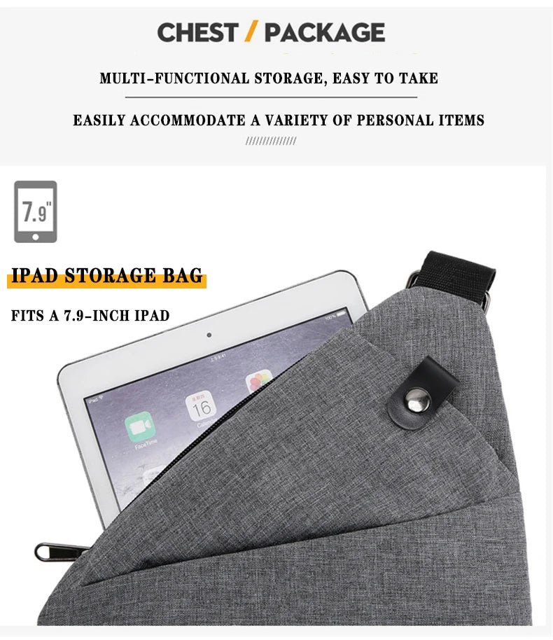 Men Chest Bags